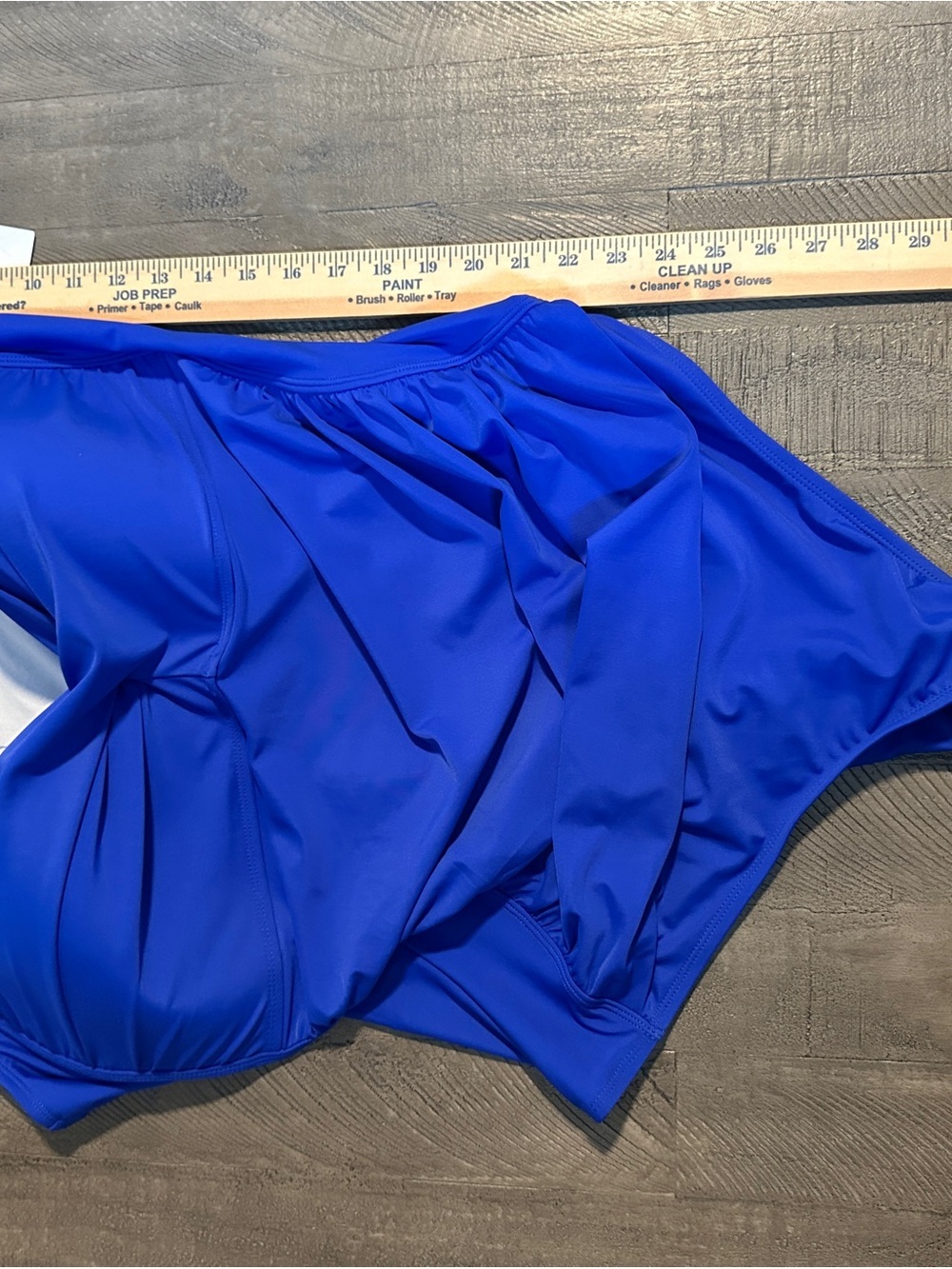 NWT Liz Claiborne Womens Sapphire Ruched One Piece Swimsuit 24W - Picture 10 of 11
